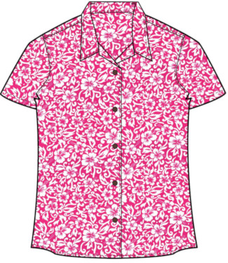 Pink Hibiscus Women's Hawaiian Shirt